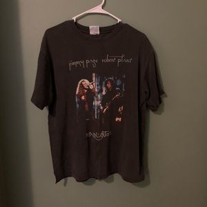 Jimmy Page and Robert Plant No Quarter 1995 Tee